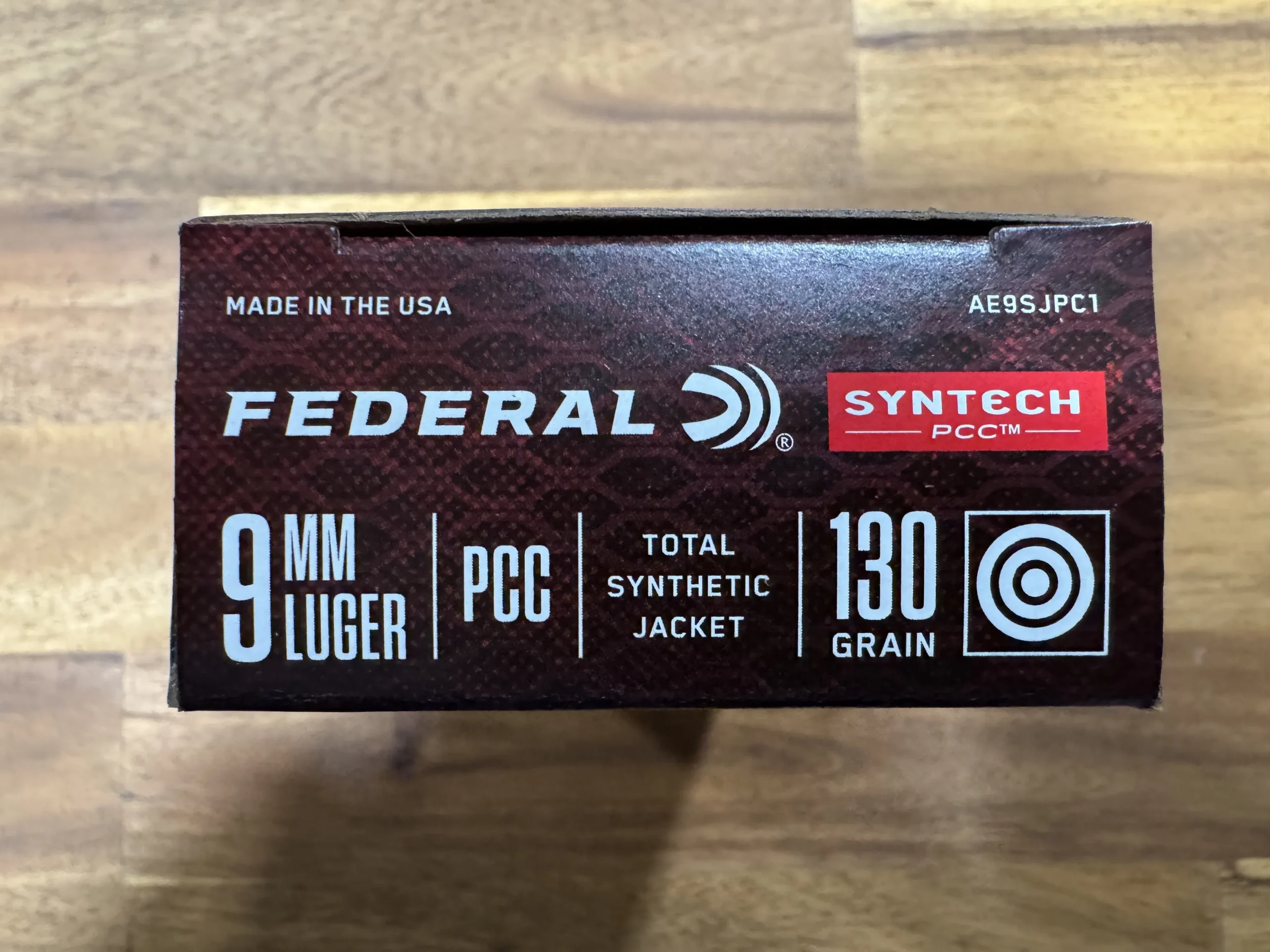 Federal Syntech PCC 9mm Luger Ammunition 130 Grain Total Synthetic Jacket - AE9SJPC1 - Image 2