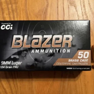 CCI Blazer Brass 9mm 124 gr FMJ (5201)